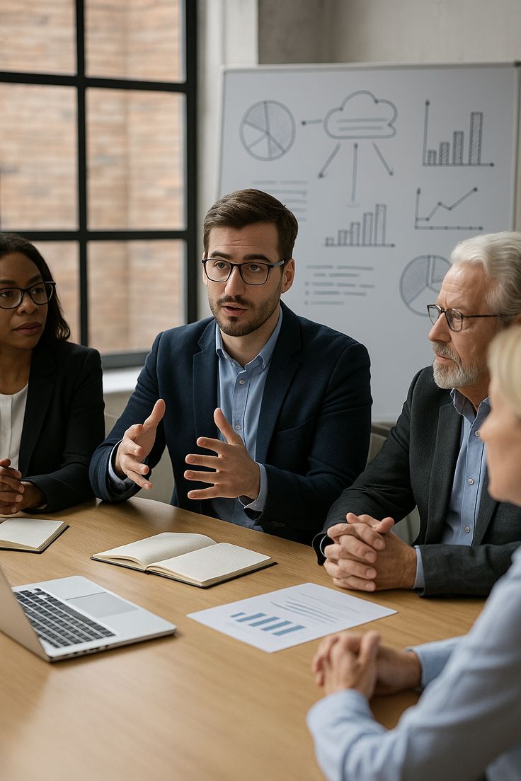 Reunión de negocios internacional
